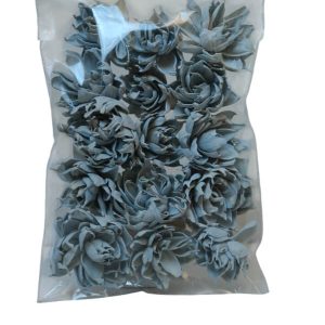 Spike Flower Grey Flat Bags