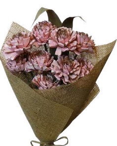 Folded Rose Coral Pink