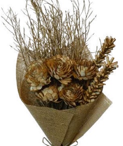 Mixed Bouquet Slice Flower and Mustard Grass Rust