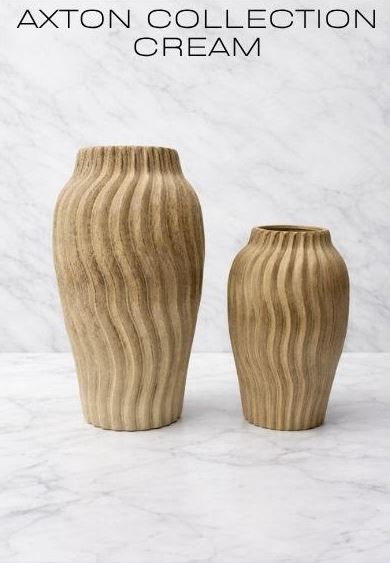 Vase Axton Collection Cream