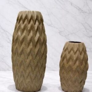 Evren Collection | Cream | Modern Decorative Vase