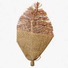 Large Boho Leaf Old Pink