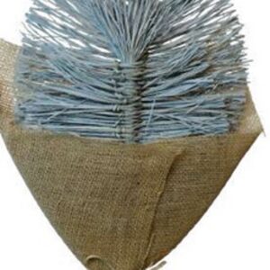 Grey large boho leaf