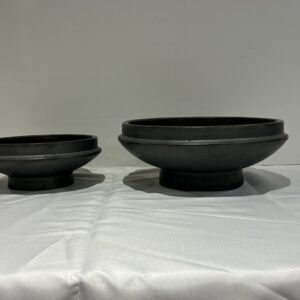 Daleyza matte round pot black greater