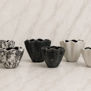 Freydja Collection | Splash, Black Bubble, White | Wholesale Artisan Decor