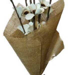 Natural palm deco flower stick