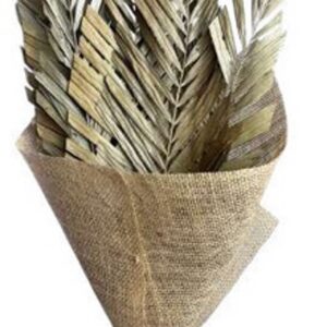 Natural cana leaves pyramid