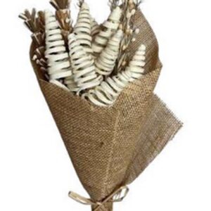 Natural mixed bouquet cane cone