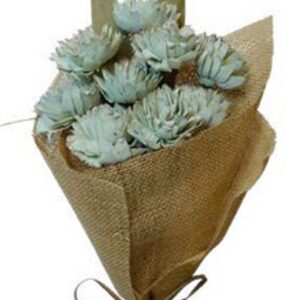 Sage green multiplied slice flower