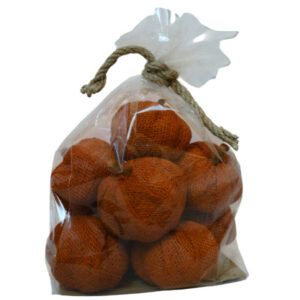 pumpkin jute bag