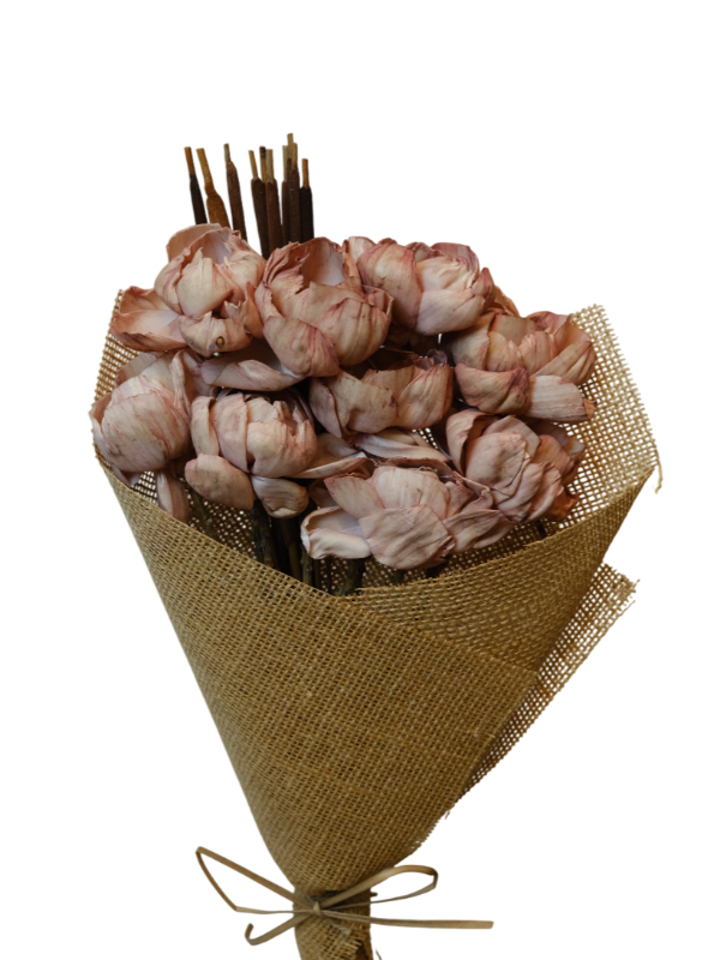 old pink peony flower tingle