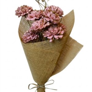 Coral pink folded rose