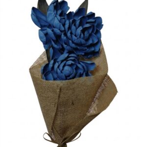 Navy peony rose