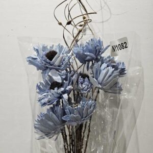 light blue germini flower