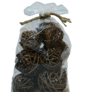 Natural branch ball skin bag