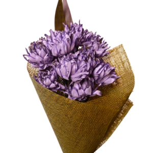 lavender spike flower with leaves